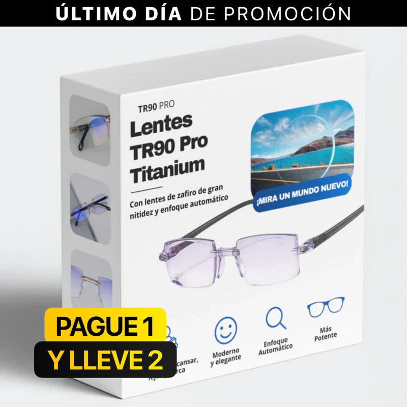 GAFAS INTELIGENTES TR90 TITANIUM PRO + ESTUCHE DE REGALO - PAGUE 1 Y LLEVE 2 SOLO HOY!